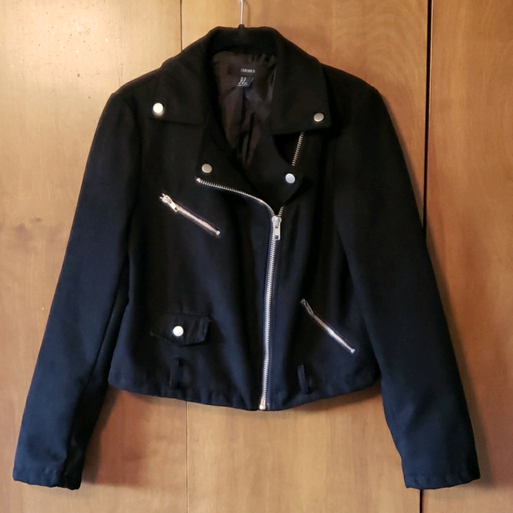 Faux suede jacket